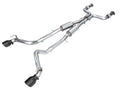 AWE Track Edition Exhaust for Nissan Z - 5” Diamond Black Tips