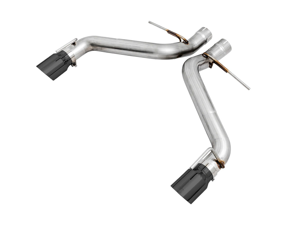 AWE Track Edition Axleback Exhaust for Gen6 Camaro SS/LT1, Dual Outlet - 4.5" Diamond Black Tips