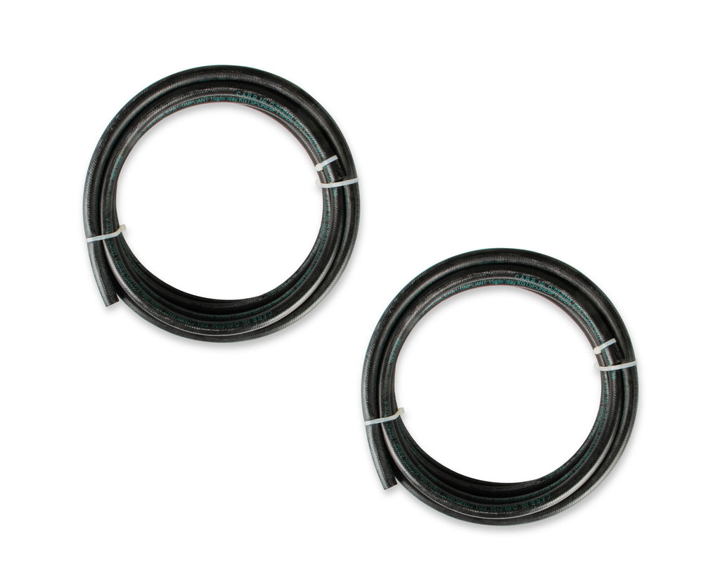 Fuel System Plumbing Kit w/ 40' of 3/8" Vapor Guard™ Fuel Hose, Electric Fuel Pump, Billet Fuel Filters, Bulkhead Fuel Fitting for Return Line to Tank, and Hardware.
