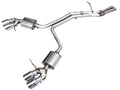 AWE Touring Edition Catback Exhaust for '22+ Porsche Macan 2.9TT - Chrome Silver Tips