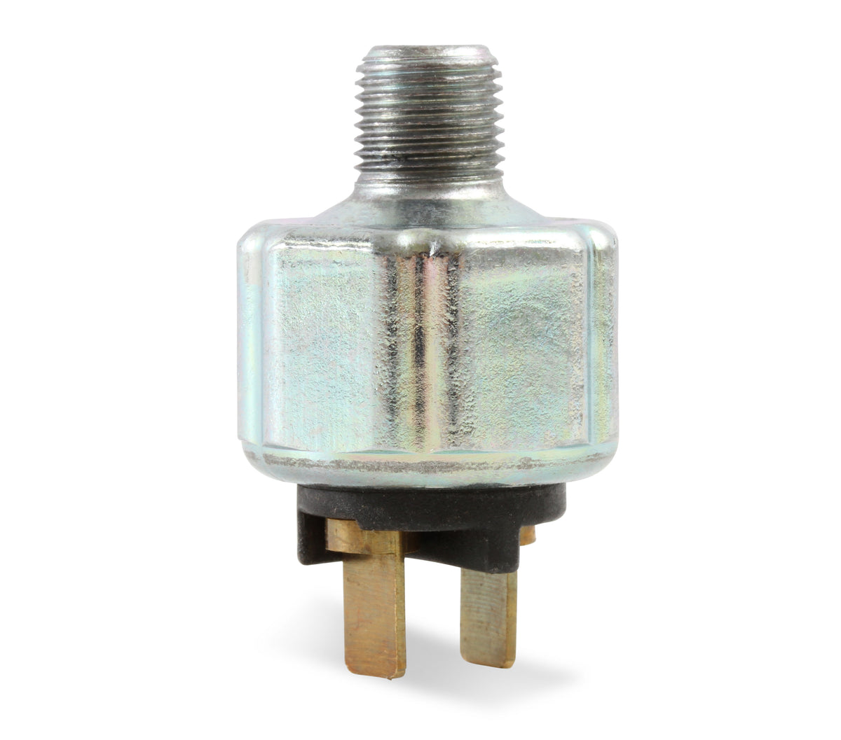 Brake light switch - Pressure activated w/ 1/8" NPT port - (2) 1/4" blade style electrical terminals.