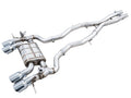 AWE SwitchPath Catback Exhaust for BMW G8X M3/M4 - 4.5" Chrome Silver Tips
