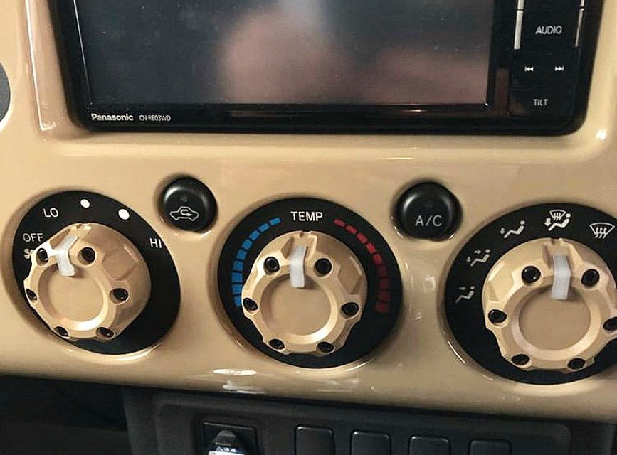 Climate Knobs (FJ Cruiser) - SANDSTORM