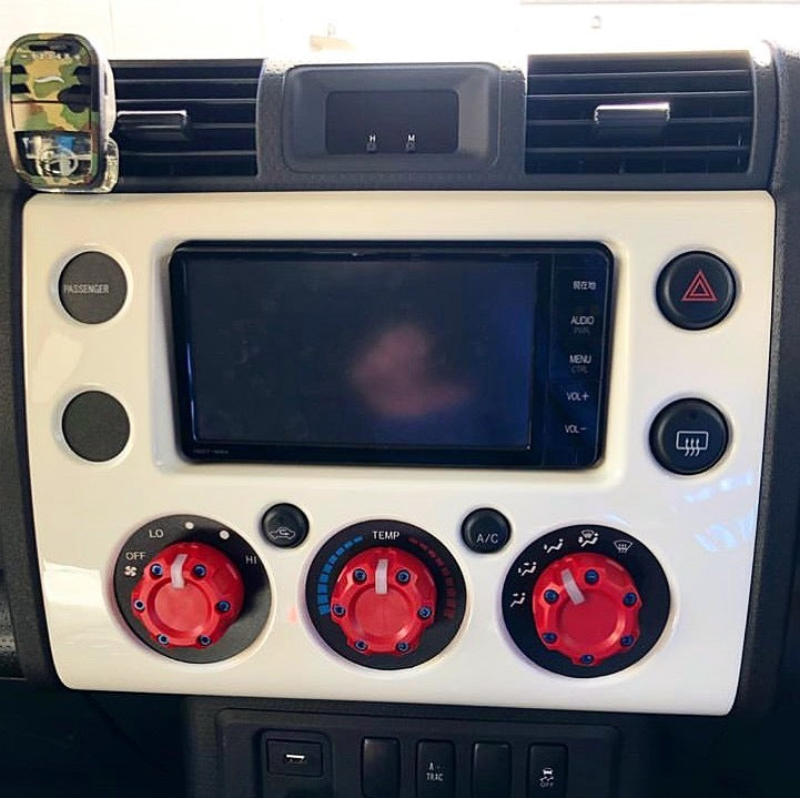 Climate Knobs (FJ Cruiser) - SUN FUSION YELLOW