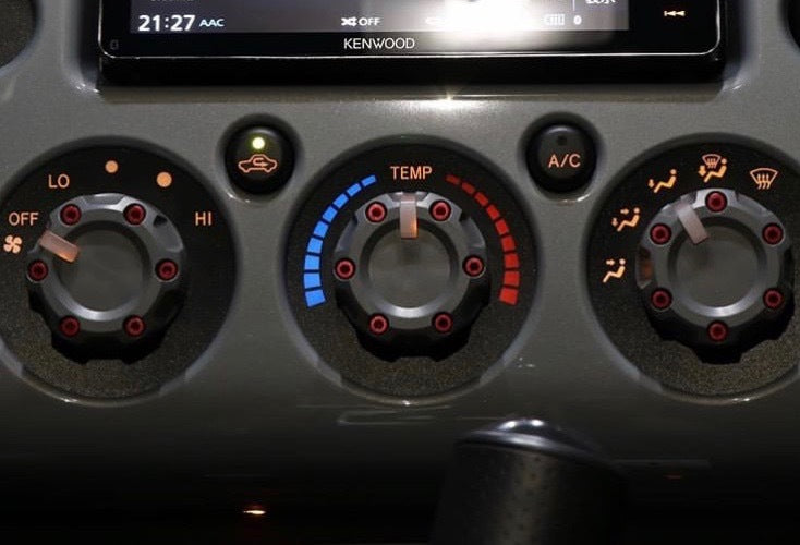 Climate Knobs (FJ Cruiser) - VOODOO BLUE
