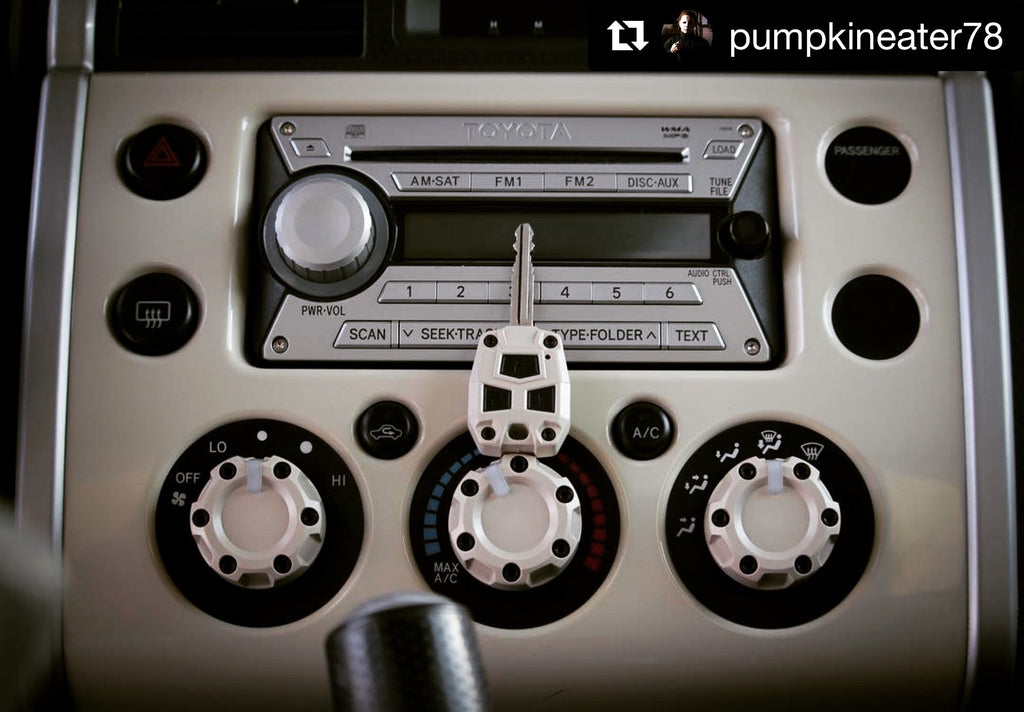 Climate Knobs (FJ Cruiser) - RED