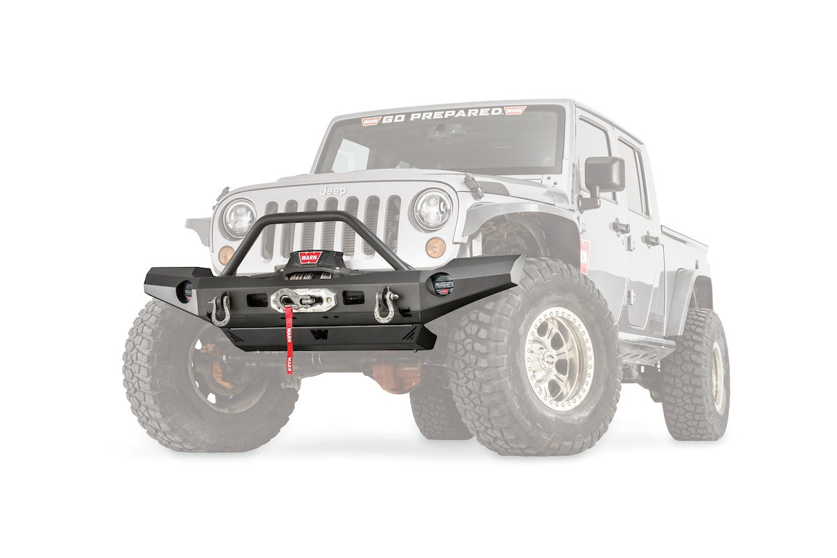 Elite Front Bumper with Grille Guard Tube for 2007-2018 Jeep Wrangler JK