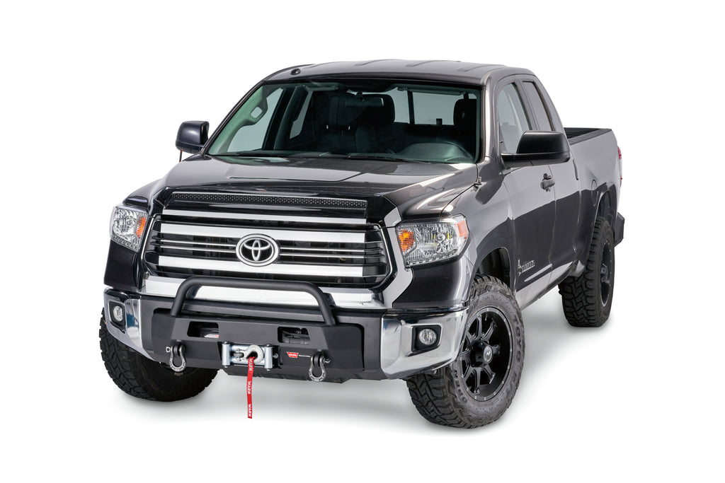 Semi-Hidden Winch Mount with Grille Guard for 2014-2021 Toyota Tundra