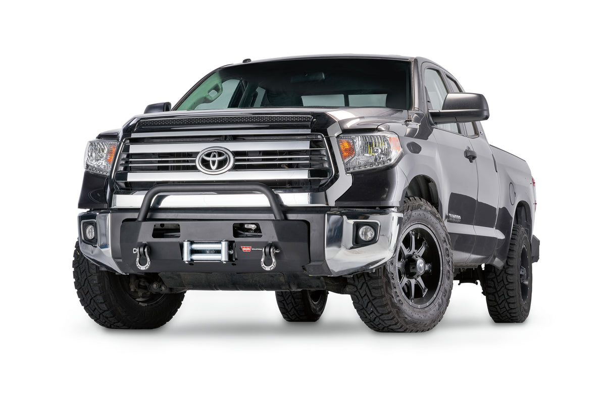 Semi-Hidden Winch Mount with Grille Guard for 2014-2021 Toyota Tundra