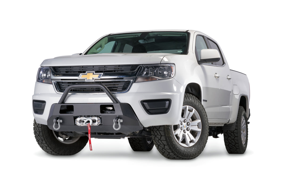 Semi-Hidden Winch Mount with Grille Guard for 2015-2020 Chevrolet Colorado