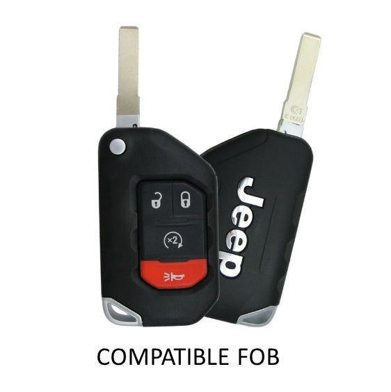 Injection Fob IF029 (V2 Wrangler JL / Gladiator JT) - BLACK