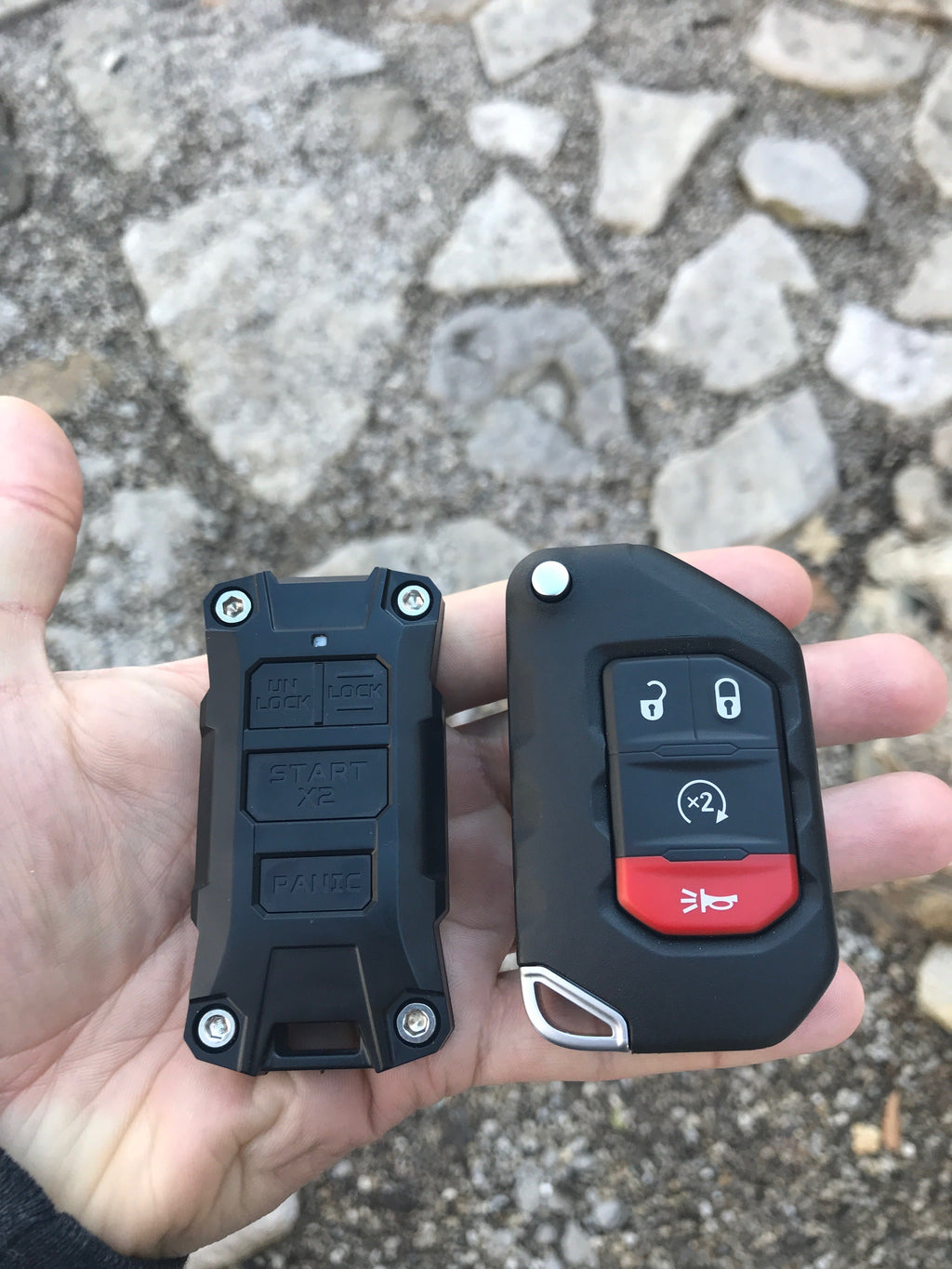 Injection Fob IF013 (Wrangler JL / Gladiator JT) - BLACK