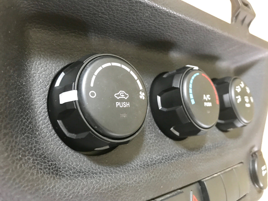 Climate Knobs (2011-2018 Wrangler JK) - CHIEF BLUE