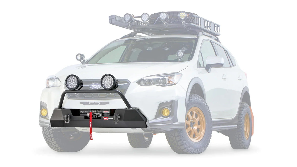 Grille Guard Tube with Light Mounting Tabs for 2018-2023 Subaru Crosstrek / 2019-2020 Subaru Forester Semi-Hidden Kit