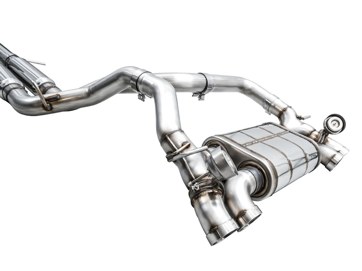 AWE SwitchPath Exhaust for Wrangler 392 - Quad BashGuards