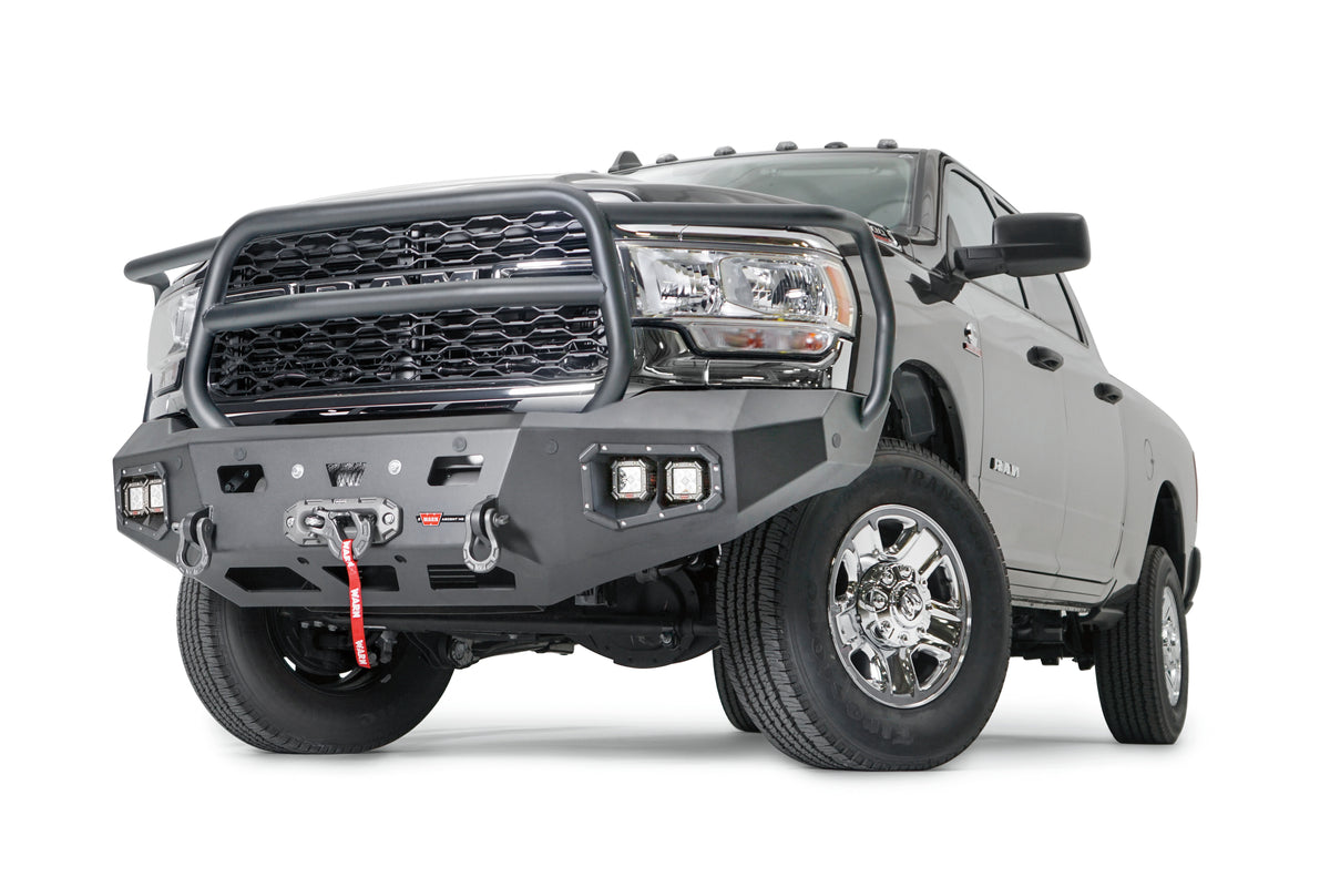 Ascent HD Front Bumper with Full Grille Guard for 2019-2026 Ram 2500/3500/4500/5500