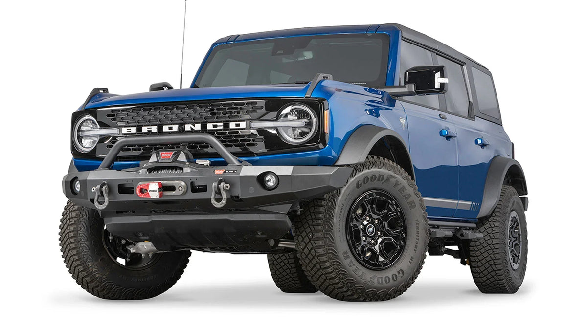 Elite Front Bumper with Prerunner Grille Guard for 2021-2026 Ford Bronco