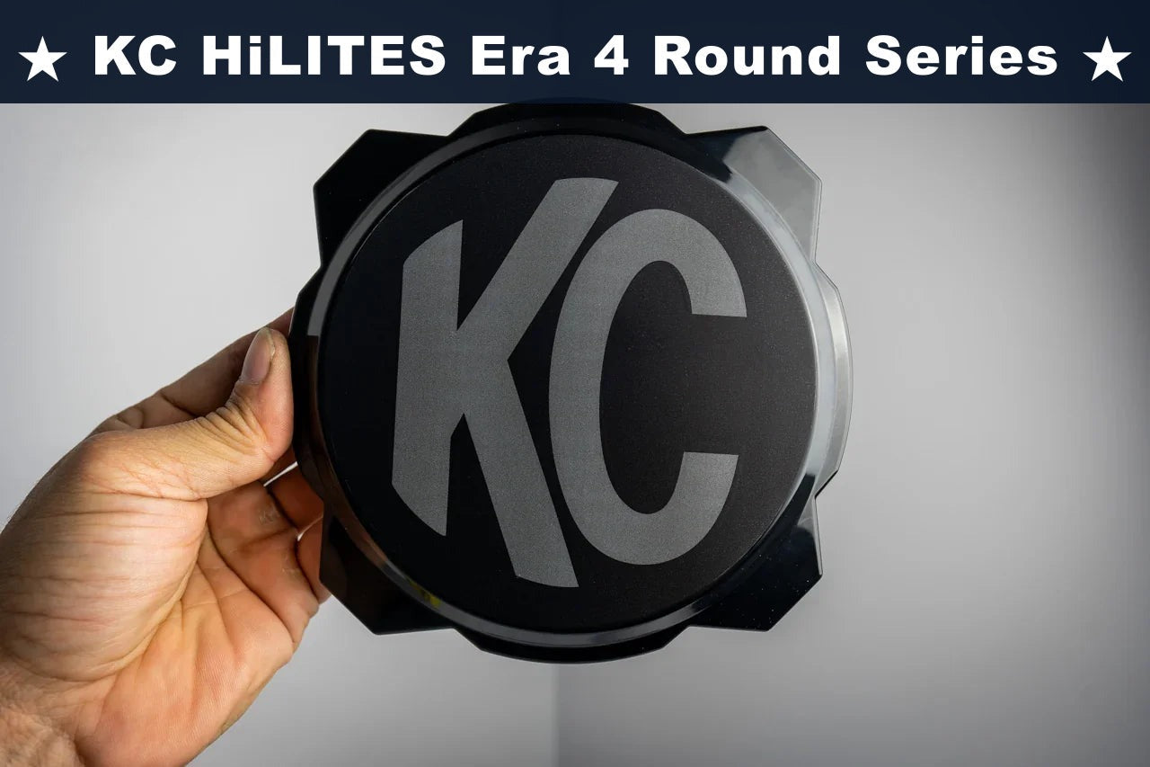 KC HiLITES Era 4 ROUND Series Light Cover Overlays - Universal