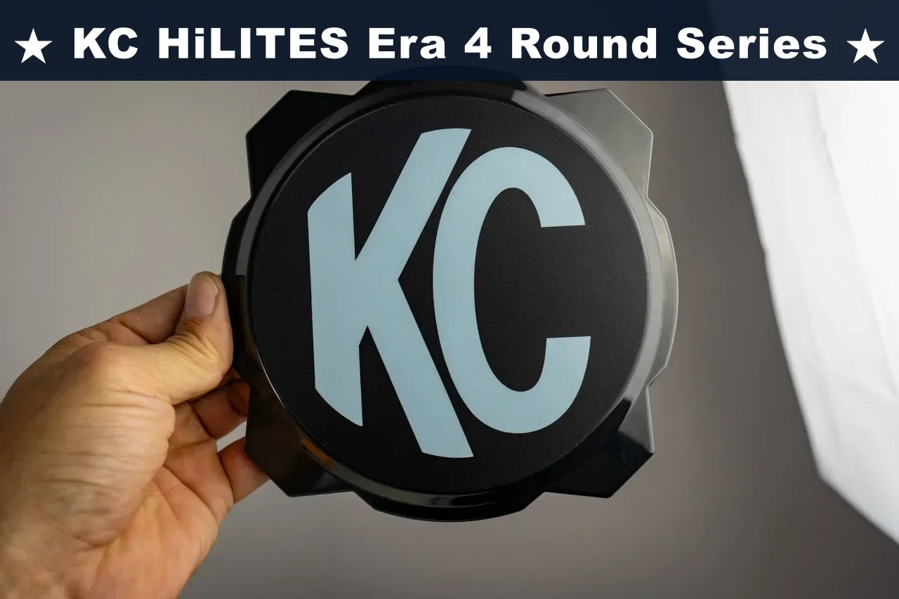 KC HiLITES Era 4 ROUND Series Light Cover Overlays - Universal