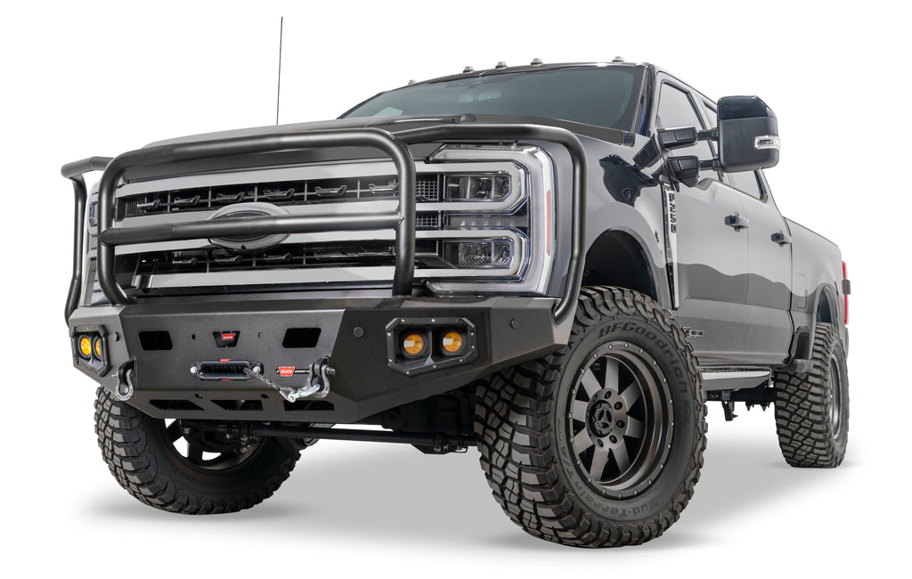 Ascent HD Front Bumper with Full Grille Guard for 2023-2026 Ford Super Duty