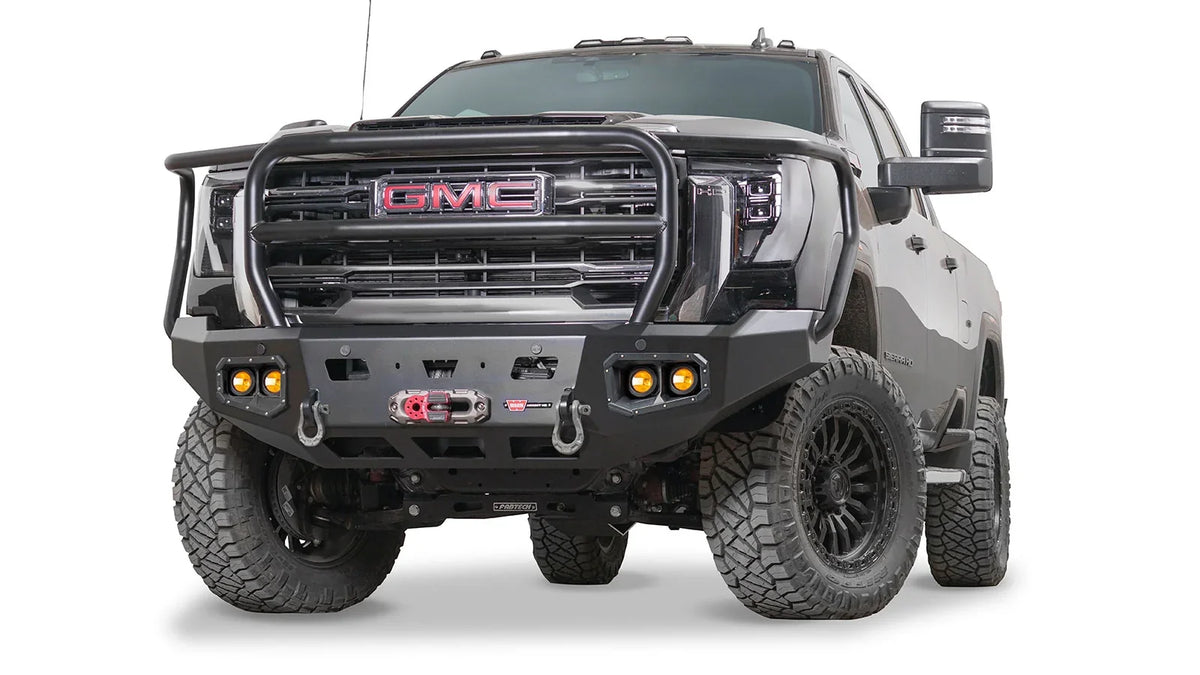 Ascent HD Front Bumper with Full Grille Guard for 2024-2026 GMC Sierra 2500/3500 HD