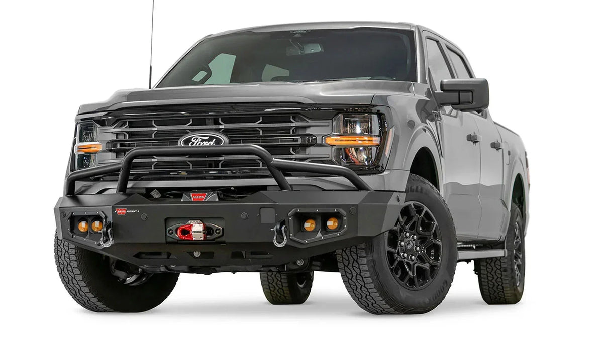 Ascent Front Bumper with Prerunner Grille Guard for 2024-2025 Ford F-150