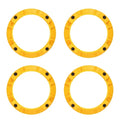 Vent Rings (2011-2018 Wrangler JK) - BAJA YELLOW