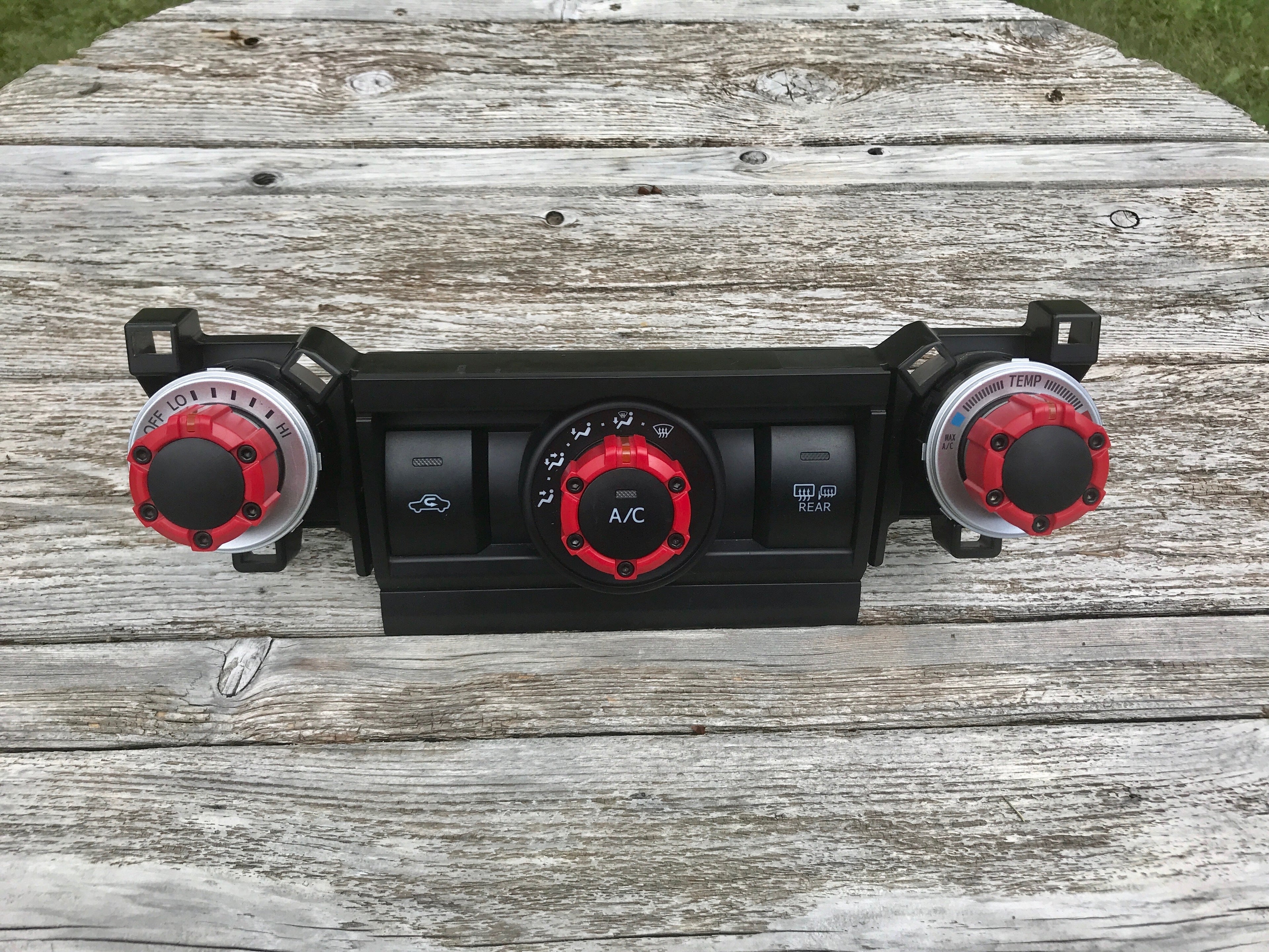 Climate Knobs (5th Gen 4Runner) - RED