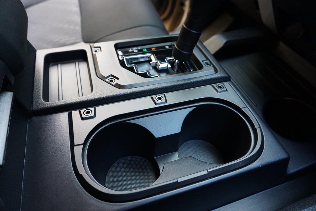 Cup Holder/Shifter Trim Rings (2014-2021 Tundra) - CEMENT
