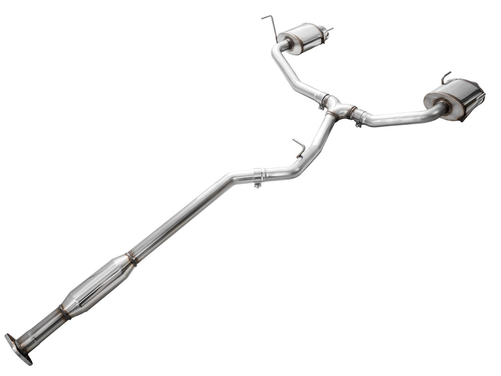 AWE 0FG Exhaust for Subaru Outback 2.4T - Dual BashGuards