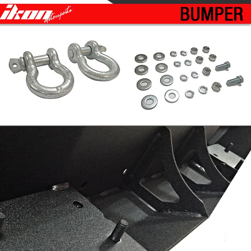 2007-2017 Jeep Wrangler Front Bumper Guard  Hood Grill Stainless