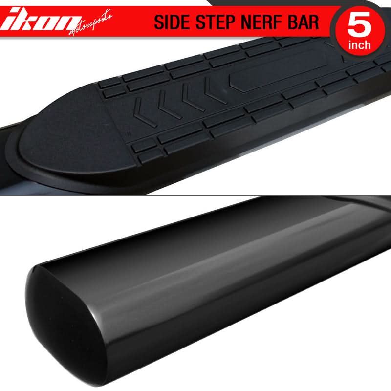 2004-2017 Nissan Titan Crew Cab 5" Side Step Nerf Bars Running Boards