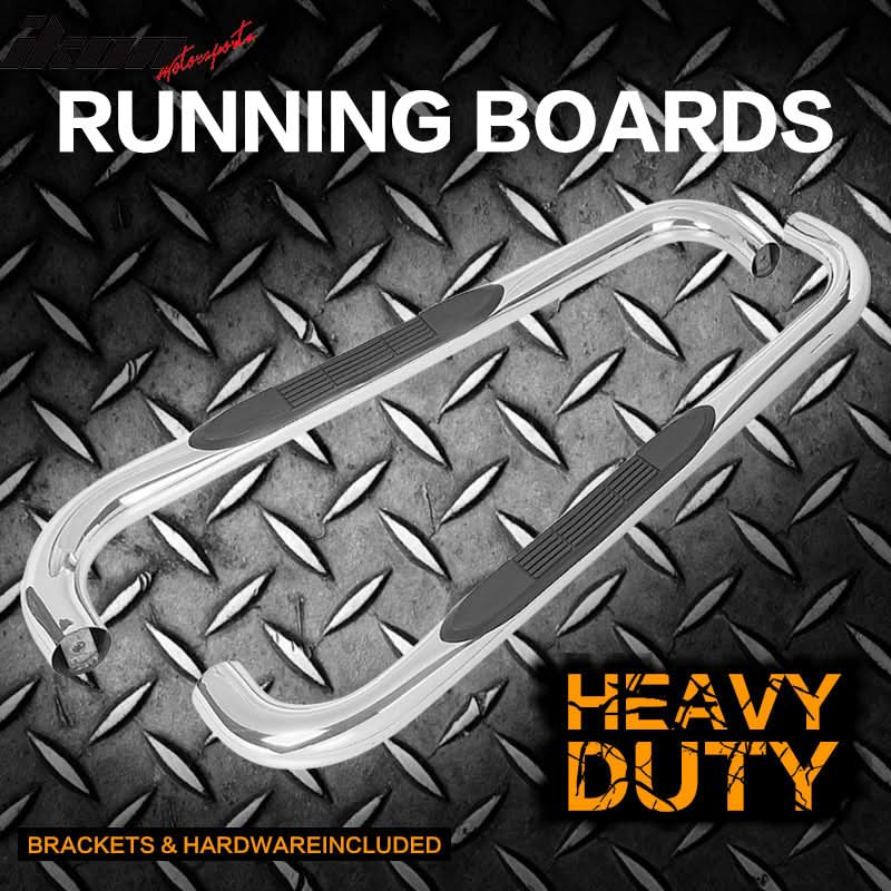 2015-2017 Chevy Colorado Crew Cab Side Step Bar Running Board Chrome