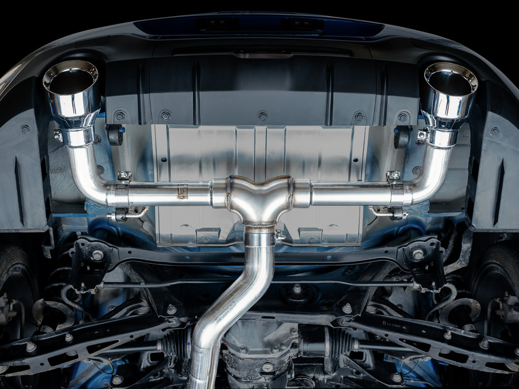 AWE Track Edition Exhaust for Subaru BRZ / Toyota GR86 / Toyota 86 / Scion FR-S - 5" Chrome Silver Tips