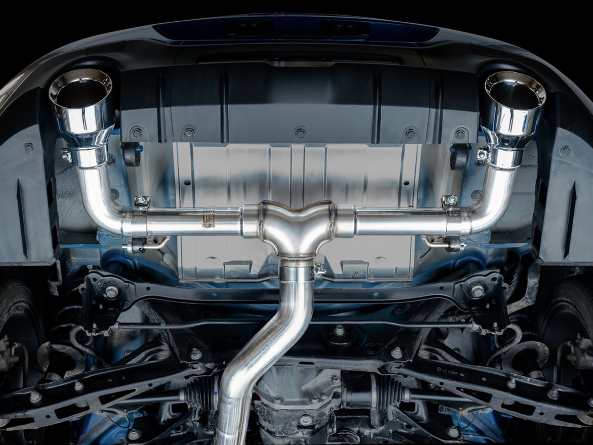AWE Track Edition Exhaust for Subaru BRZ / Toyota GR86 / Toyota 86 / Scion FR-S - 5" Chrome Silver Tips