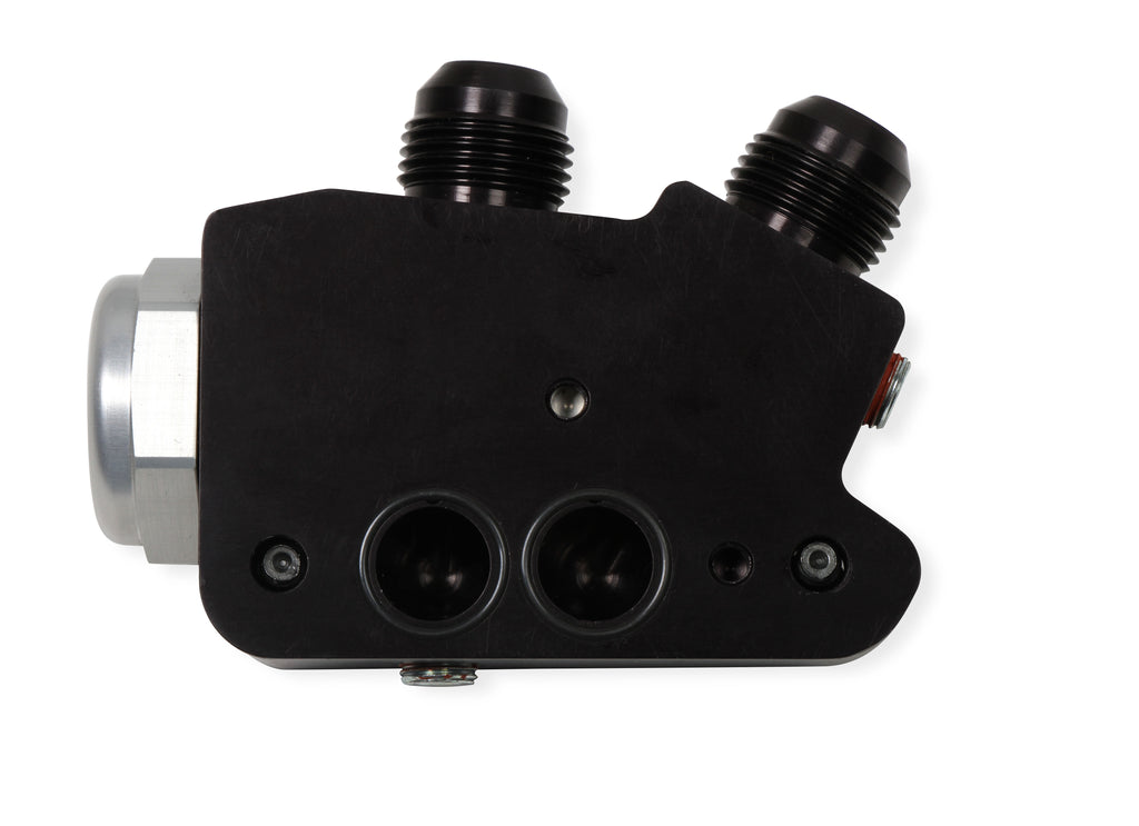 Gen V LT Side Mount Oil Cooler Adapter w/180 Degree Thermostat