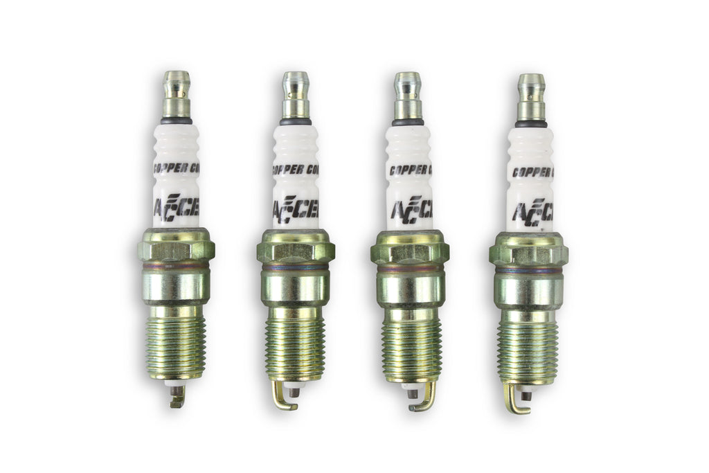 HP Copper Spark Plug - 14mm Thread - .708 in Reach - Tapered Seat - 4 Pack