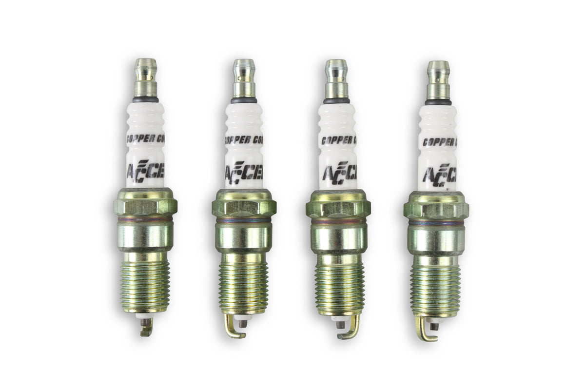 HP Copper Spark Plug - 14mm Thread - .708 in Reach - Tapered Seat - 4 Pack