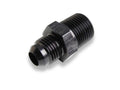Straight AN -8 Male to 3/8" NPT Male Adapter - Black