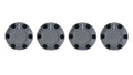 Climate Knobs (2007-2013 Tundra) - 4 PACK - CEMENT