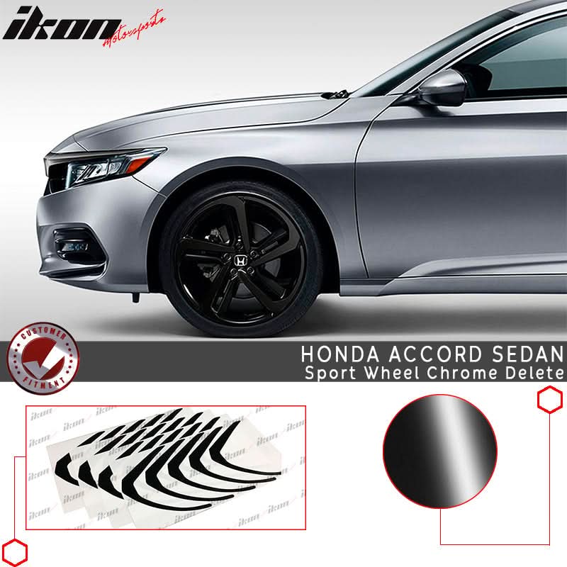 2018-2022 Honda Accord Sport Wheel Chrome Delete Vinyl Kit