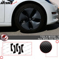 2017-2023 Tesla Model 3 Aero Wheel Wrap Kit All 4 Wheels Carbon Fiber