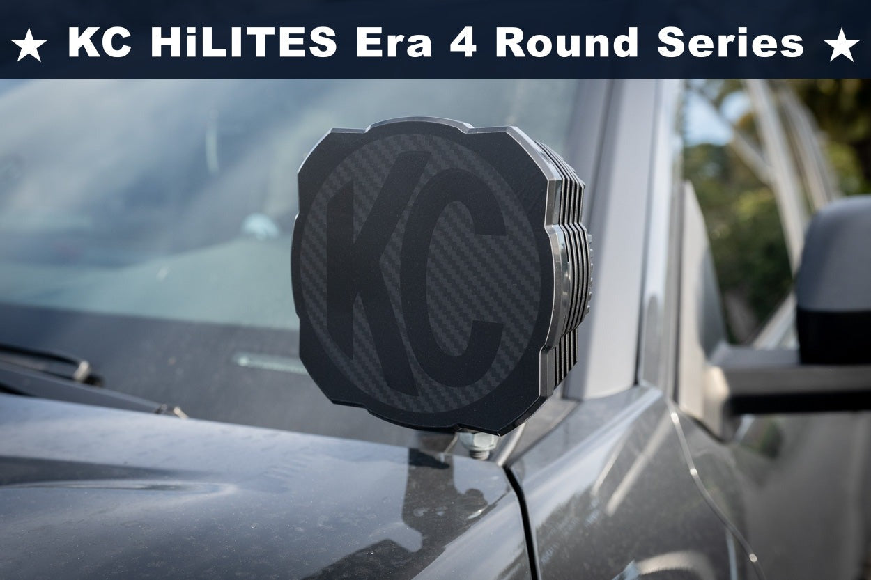 KC HiLITES Era 4 ROUND Series Light Cover Overlays - Universal