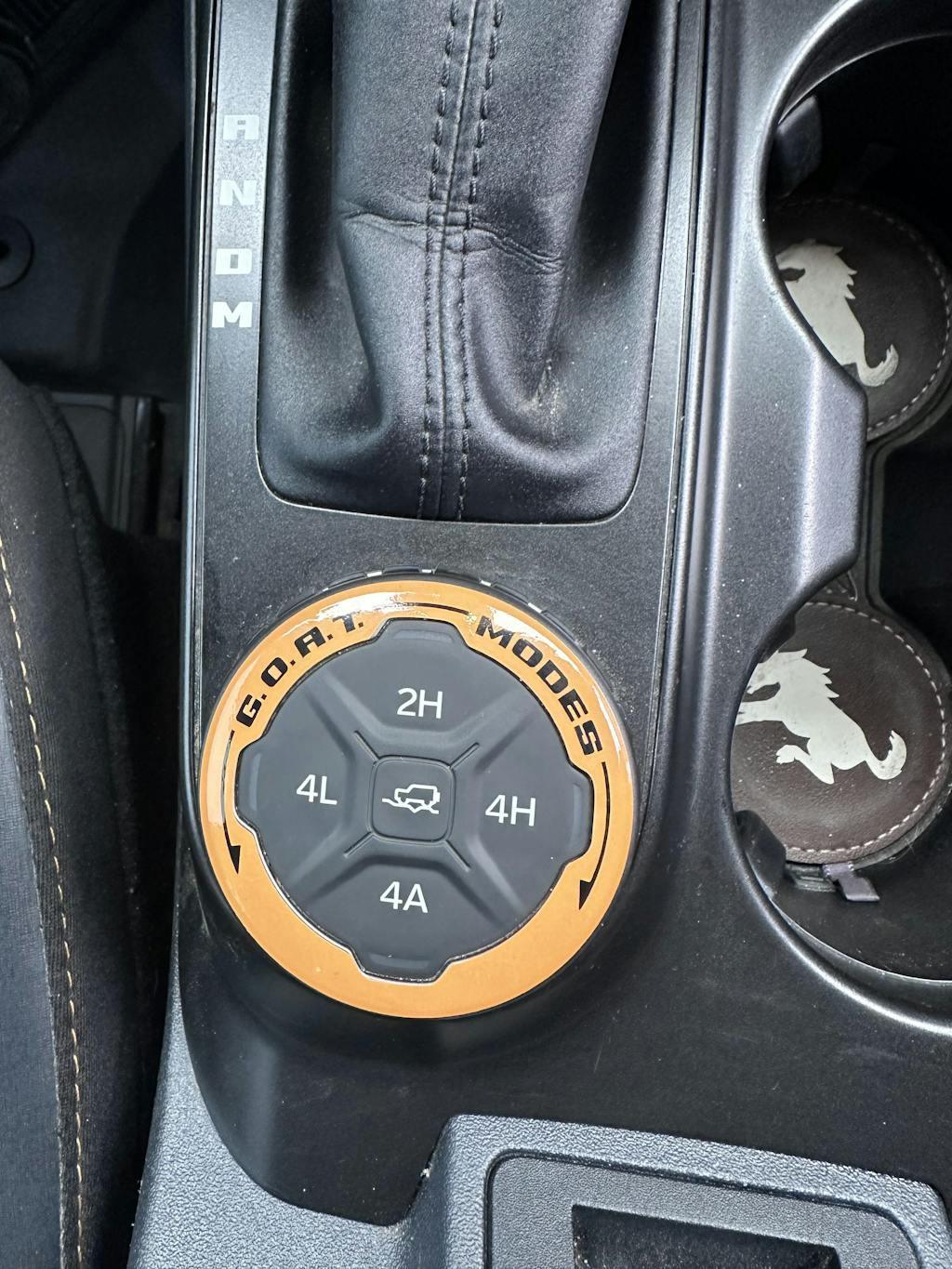 GOAT Mode Dial Ring Overlay V2 - 2021+ Bronco