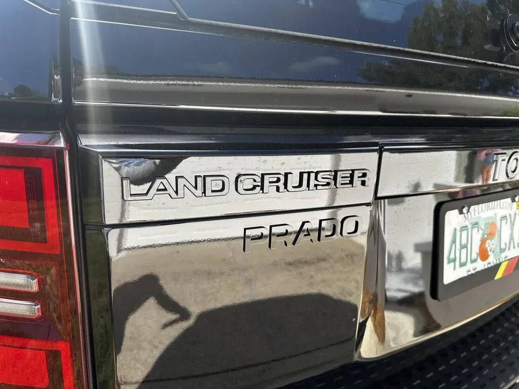Black "PRADO" Acrylic Emblem - 2024+ Land Cruiser