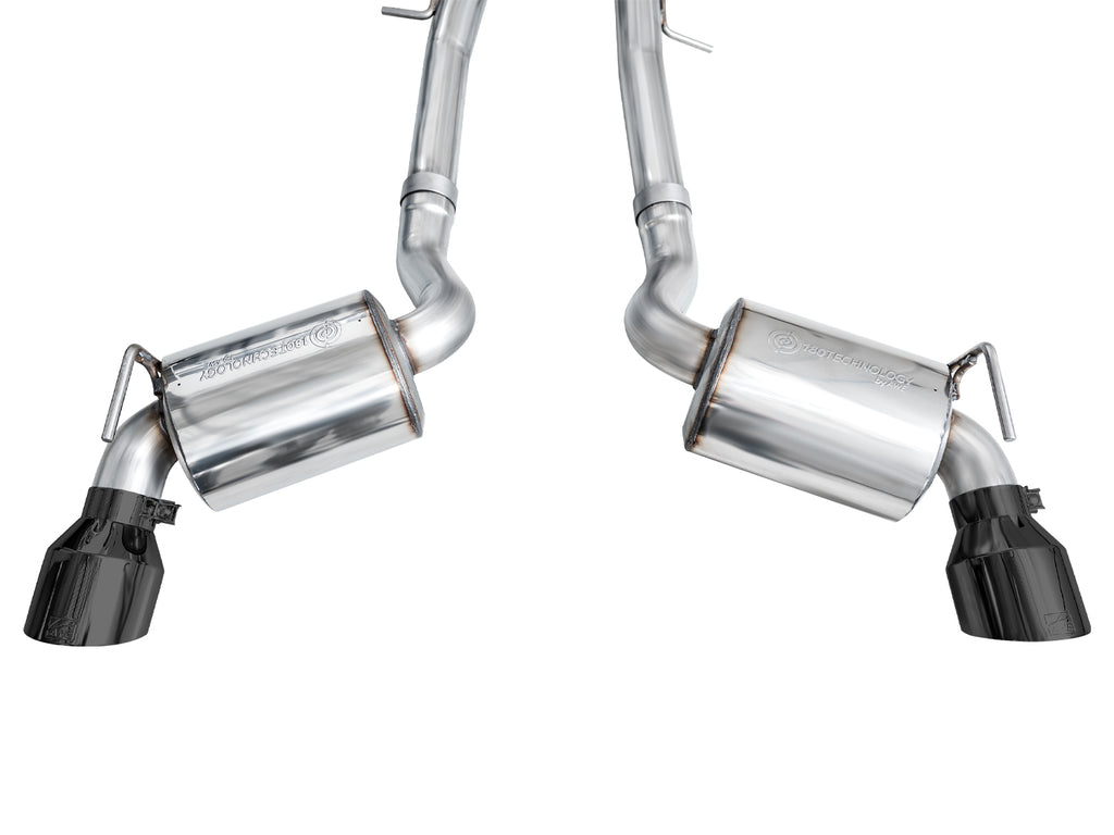 AWE Touring Edition Exhaust for Nissan Z - 5” Diamond Black Tips
