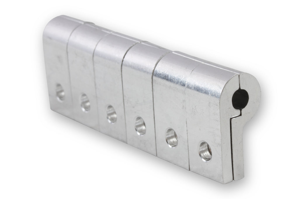 Line Clamp, 3/16", Package Of 6, Polished