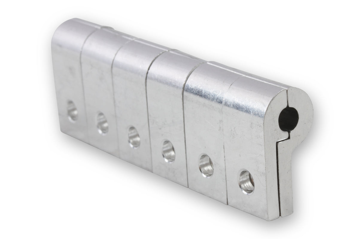 Line Clamp, 3/16", Package Of 6, Polished