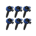 Ignition Coil - Super Coil series - 2007-2016 Ford 3.5L/3.7L V6, Blue, 6-pack - Fits Ford 2007-2016 3.5 / 3.7L V6 applications.