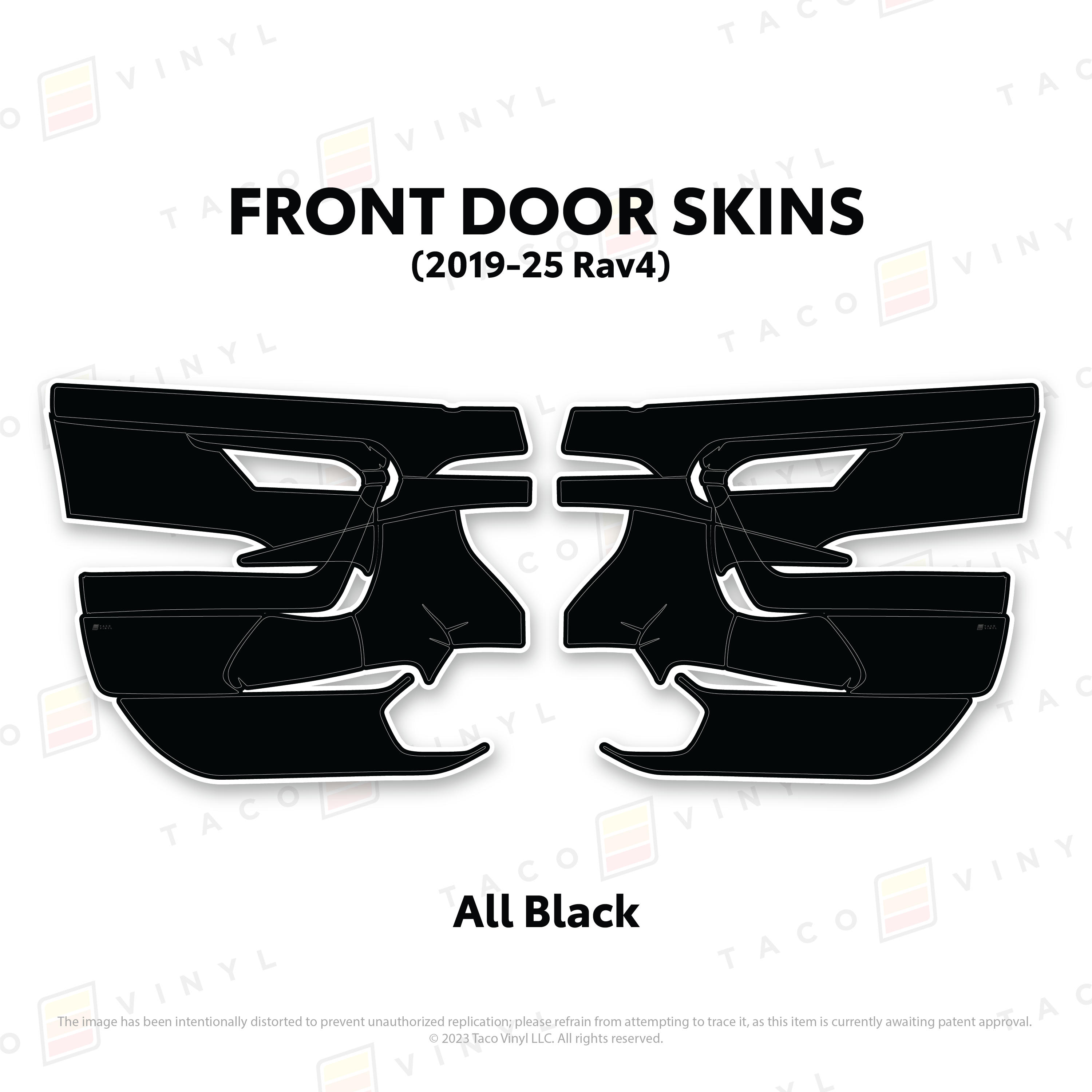2019-25 Rav4 Door Skins